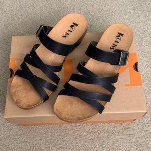 KORKS - Aster Low Wedge Sandals- NEW